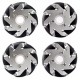 A Set Of 60mm LEGO Compatible Mecanum Wheels (4 Pieces)/Bearing Rollers 14144